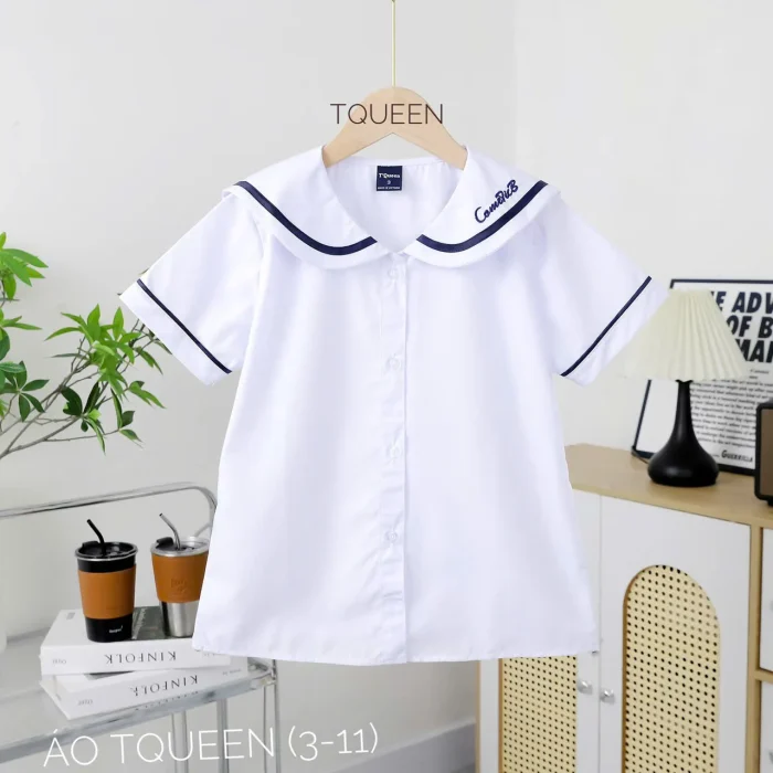 Đồng phục học sinh cấp 1 – Áo sơ mi nữ học sinh cao cấp