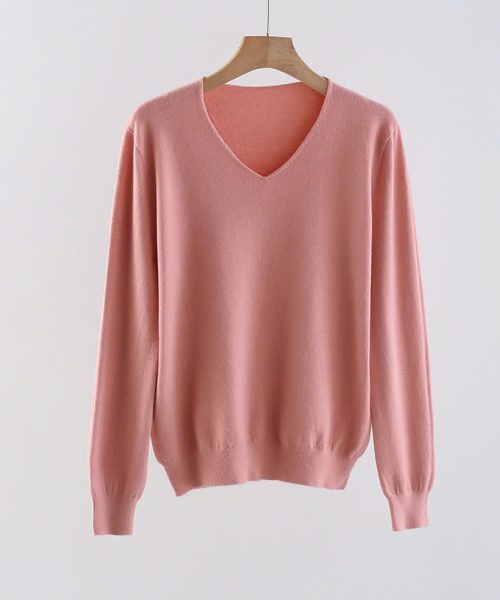 Áo len cổ tim - Áo len tay dài kiểu dáng Hàn Quốc Danangsale