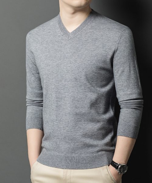 Áo len Nam - Áo len cổ tim Nam  hàng cao cấp Quảng Châu - Danangsale